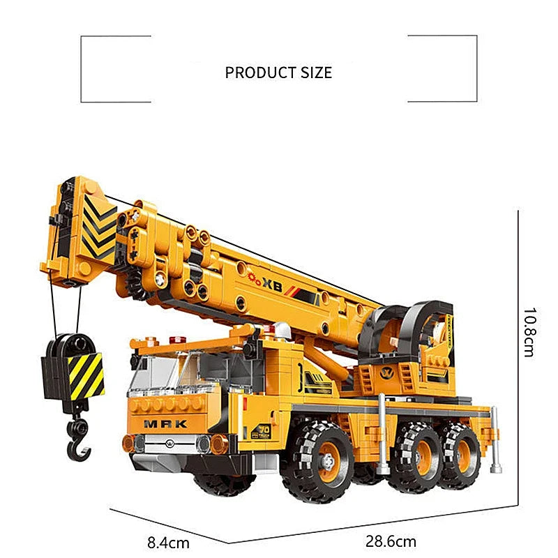 City technical MOC WheelLoader Car