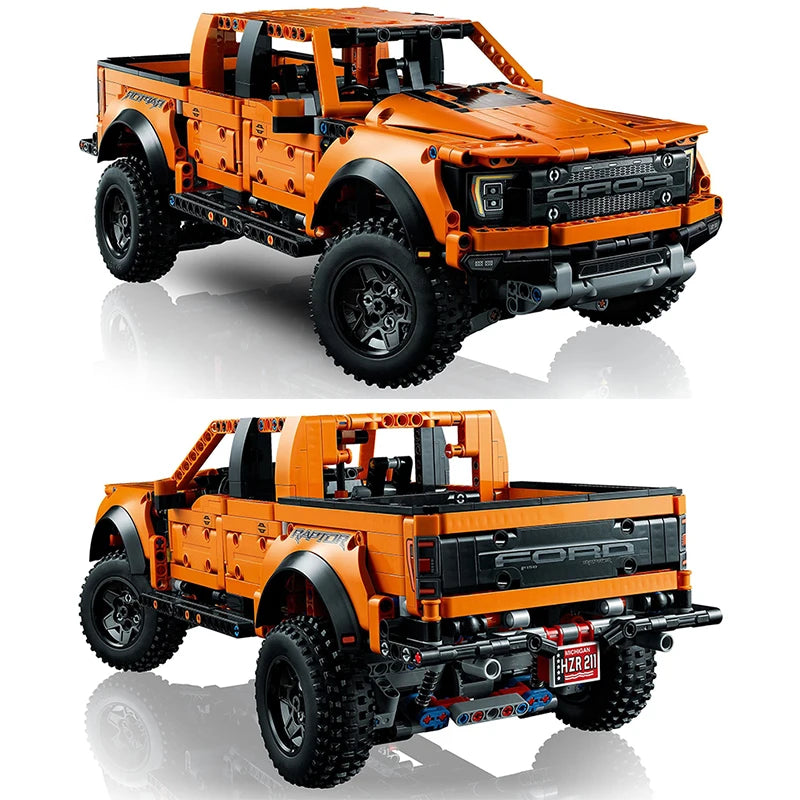 1379Pcs Ford Raptors F-150 Pickup Truck