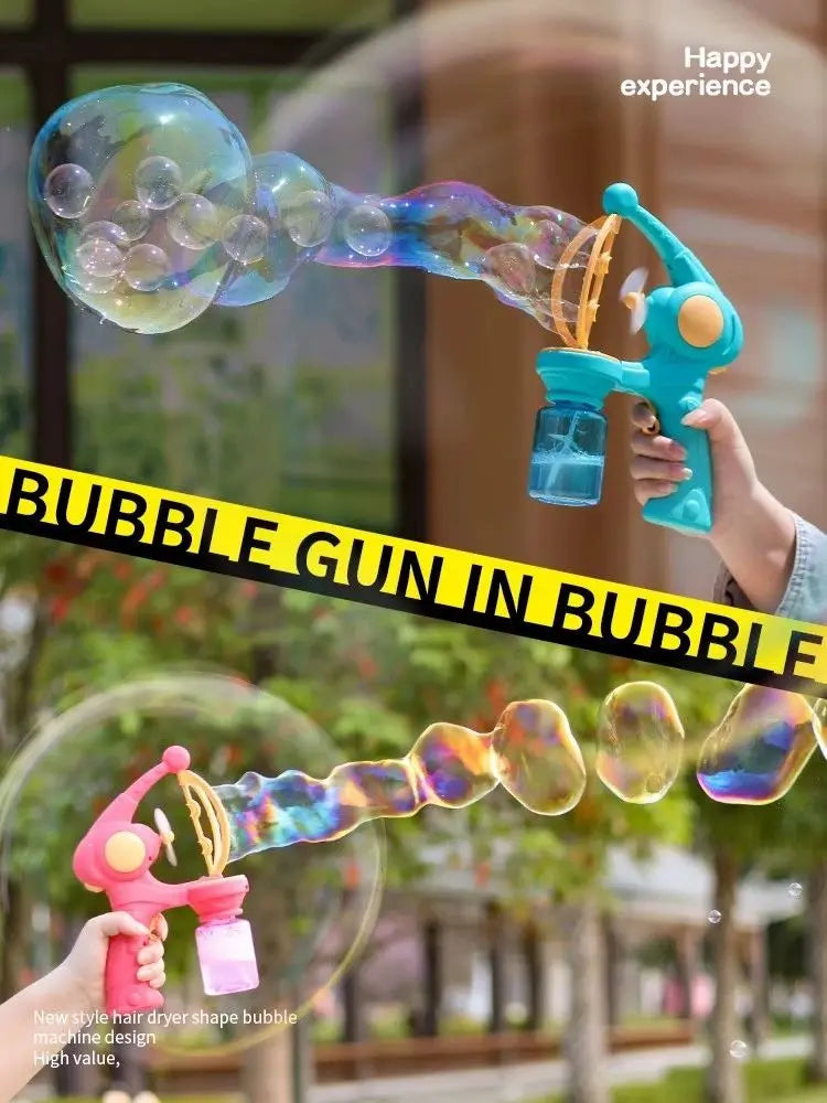 Bubbles Machine Electric Bubble Gun large Small bubbles Kids Toy Automatic Soap Blower Outdoor Party Games Children Gifts