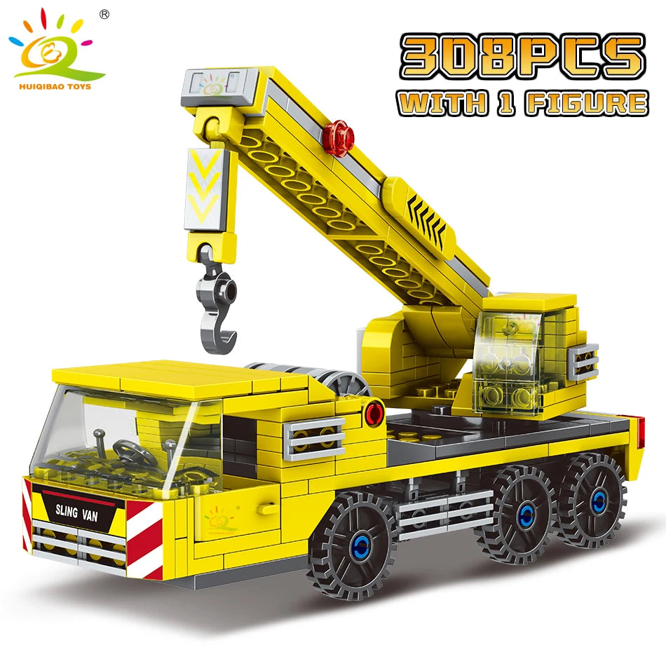 HUIQIBAO TOYS MOC Engineering Truck