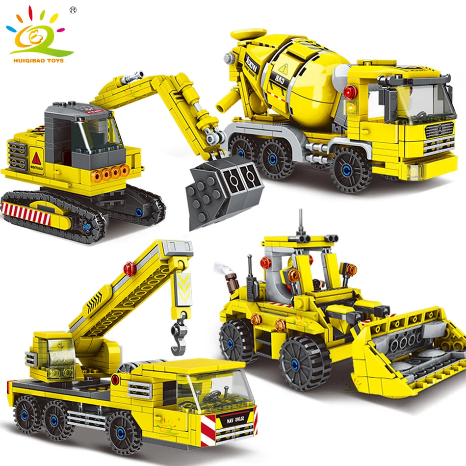 HUIQIBAO TOYS MOC Engineering Truck