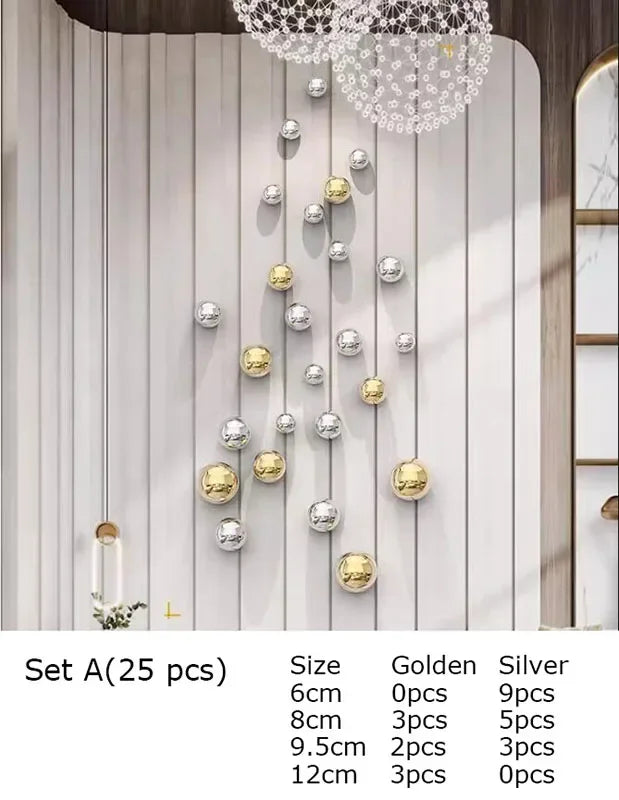 Simplicity Decorative Ball Wall Hanging Ornaments