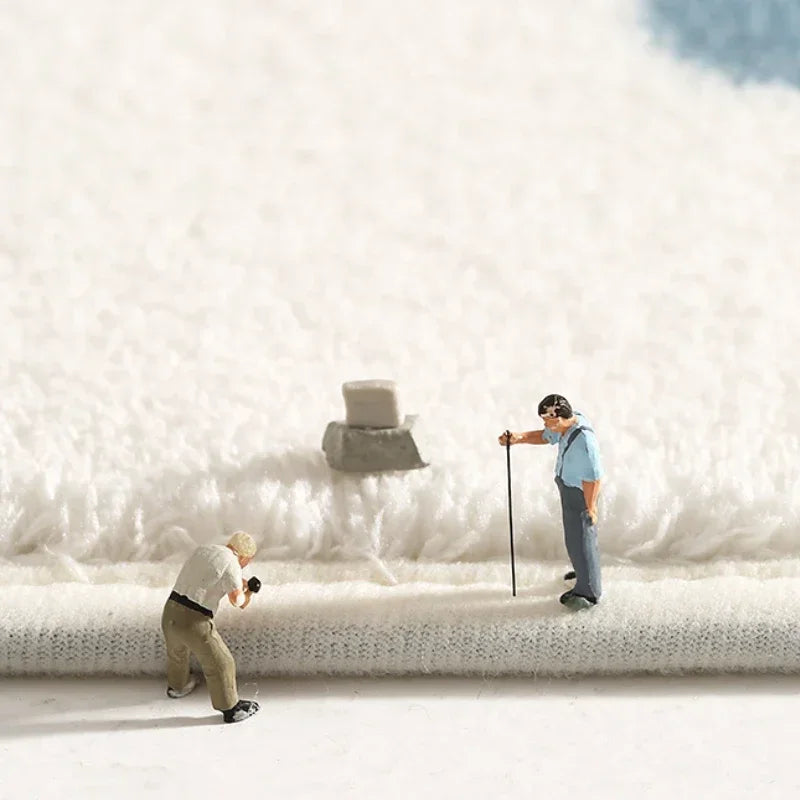 Modern Minimalist Decorative Plush Carpet