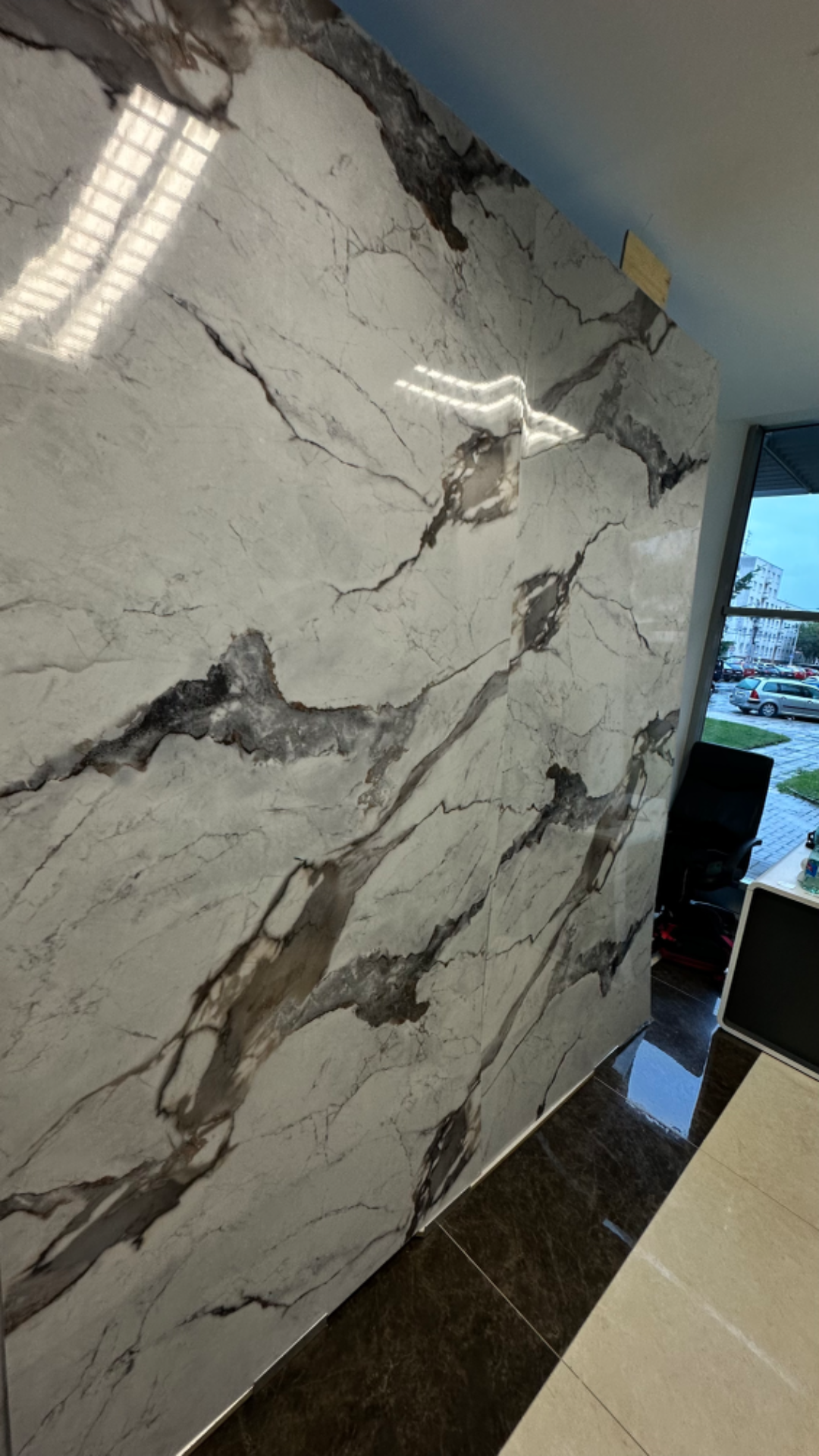 Silver Storm Marble